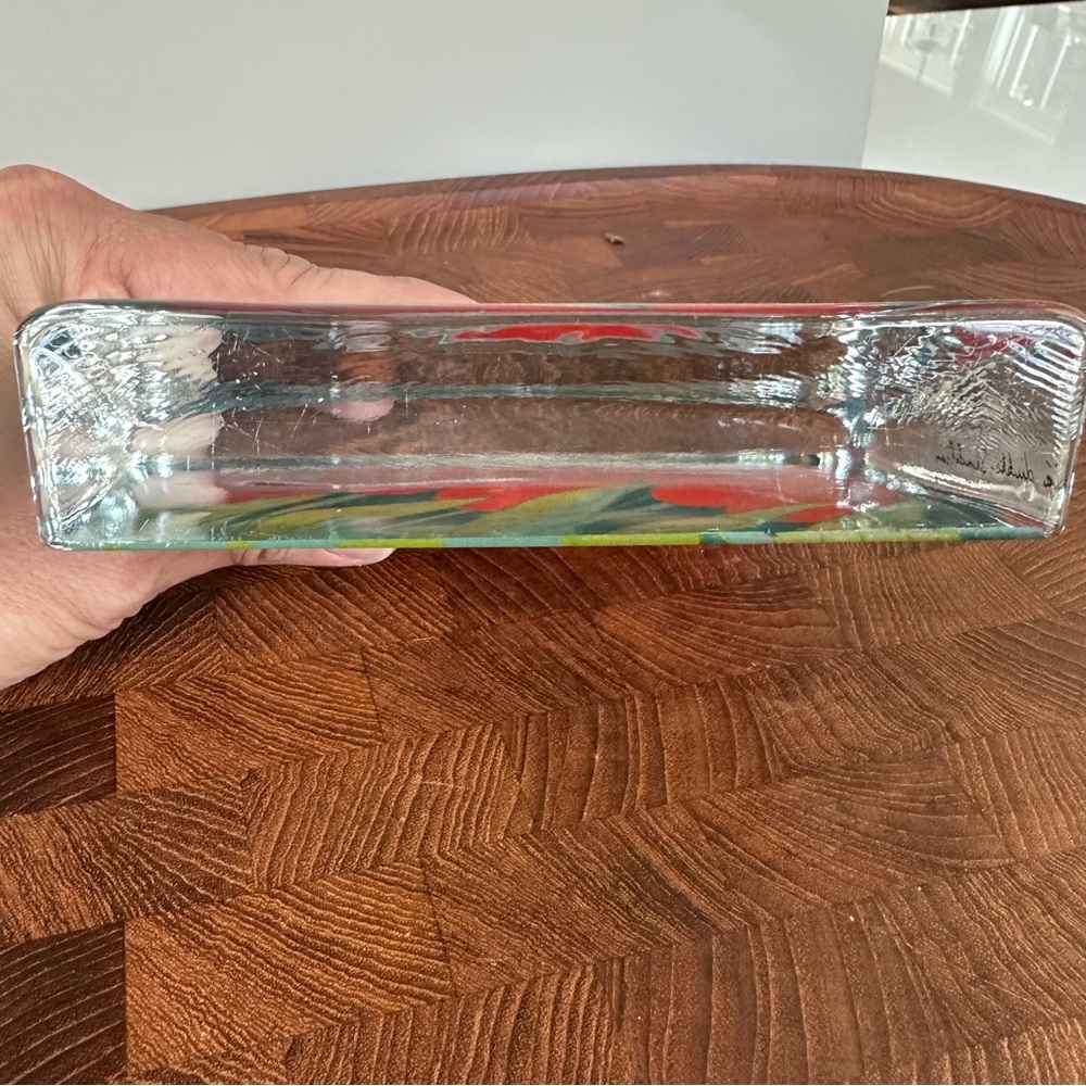 iittala Finland Signed Paperweight Helja Liukko
Sundstrom Finnish Tulips 6" - Picture 7 of 11